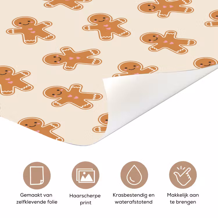 Deursticker - Peperkoek - Kerst - Crème — 3