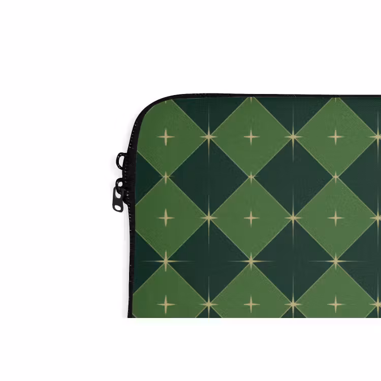 Laptophoes - Ster - Groen - Kerst — 5