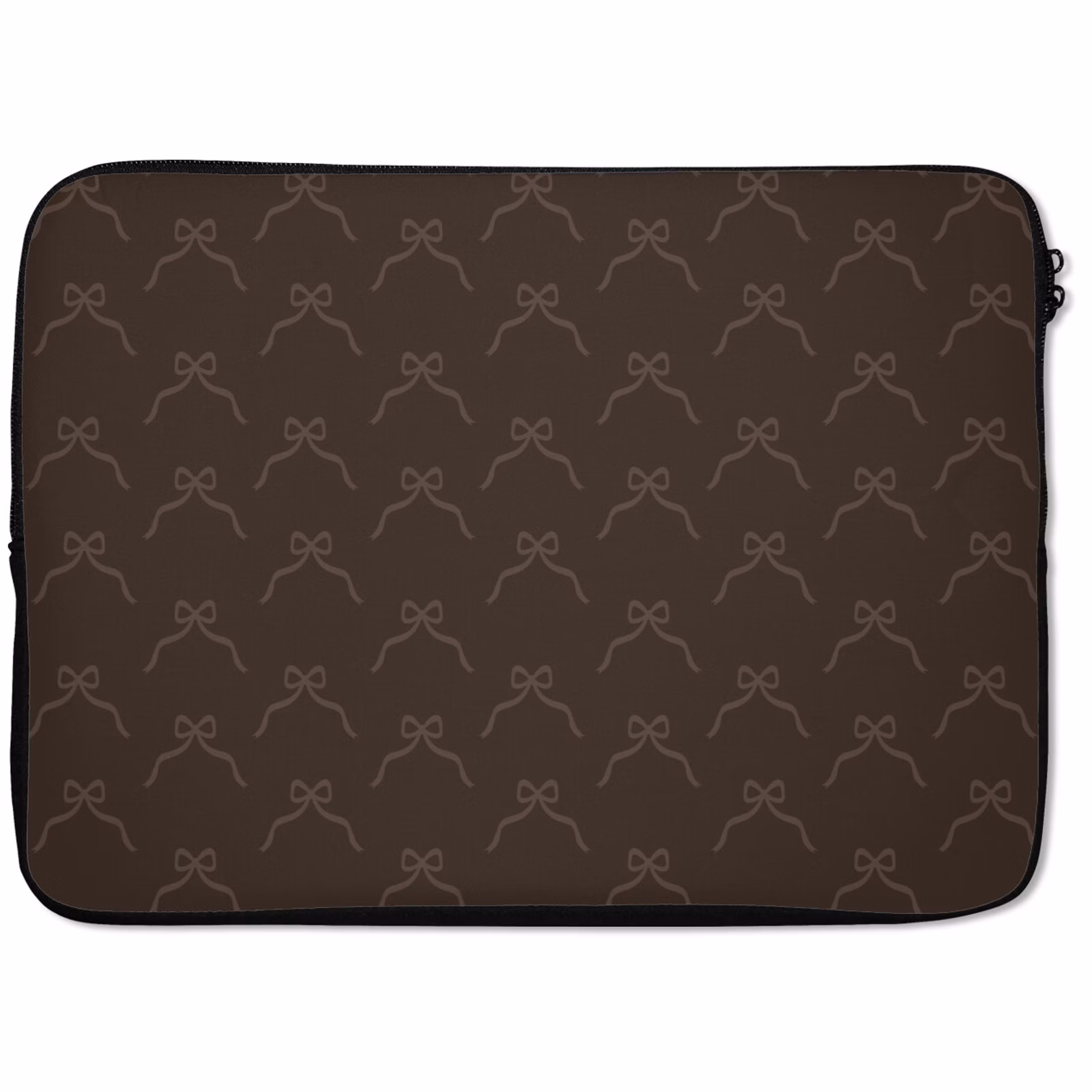 Laptophoes - Kerst - Bruin - Strik — 1