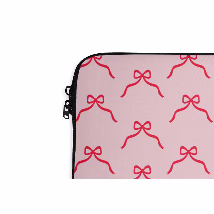 Laptophoes - Strik - Rood - Kerst - Roze — 5