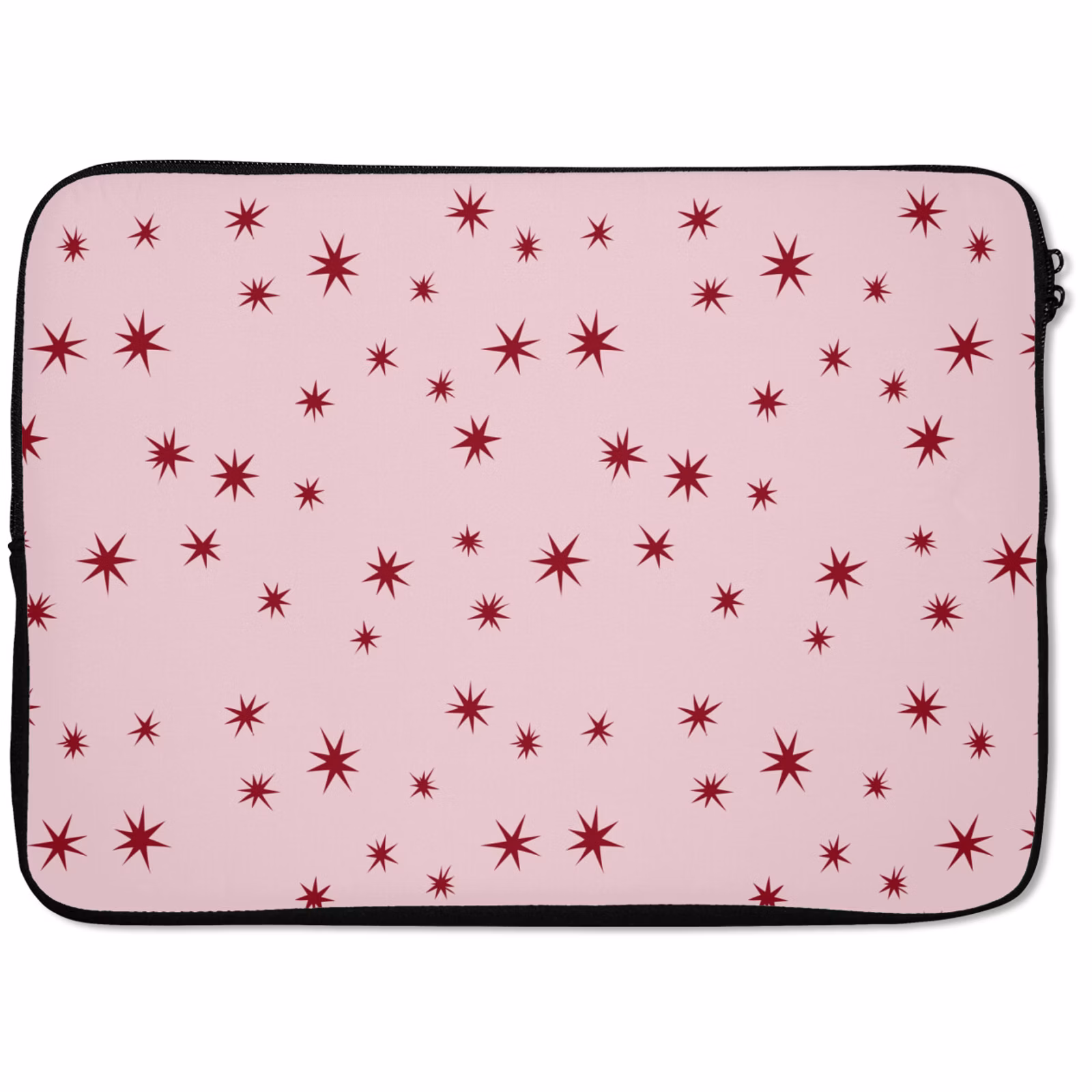 Laptophoes - Ster - Roze - Rood — 1