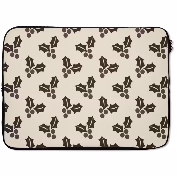 Laptophoes - Hult - Bruin - Kerst — 1