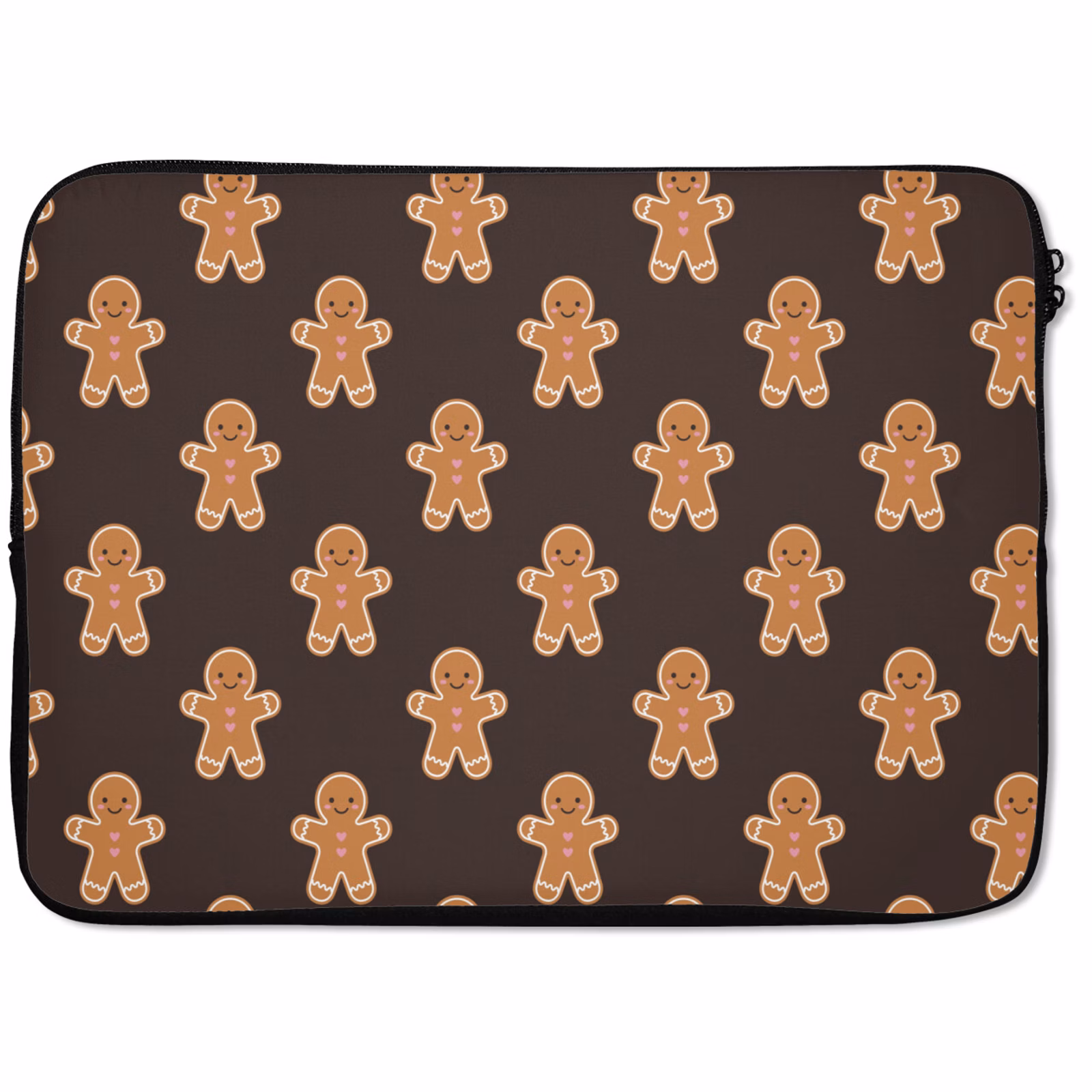 Laptophoes - Peperkoek - Bruin - Kerst — 1