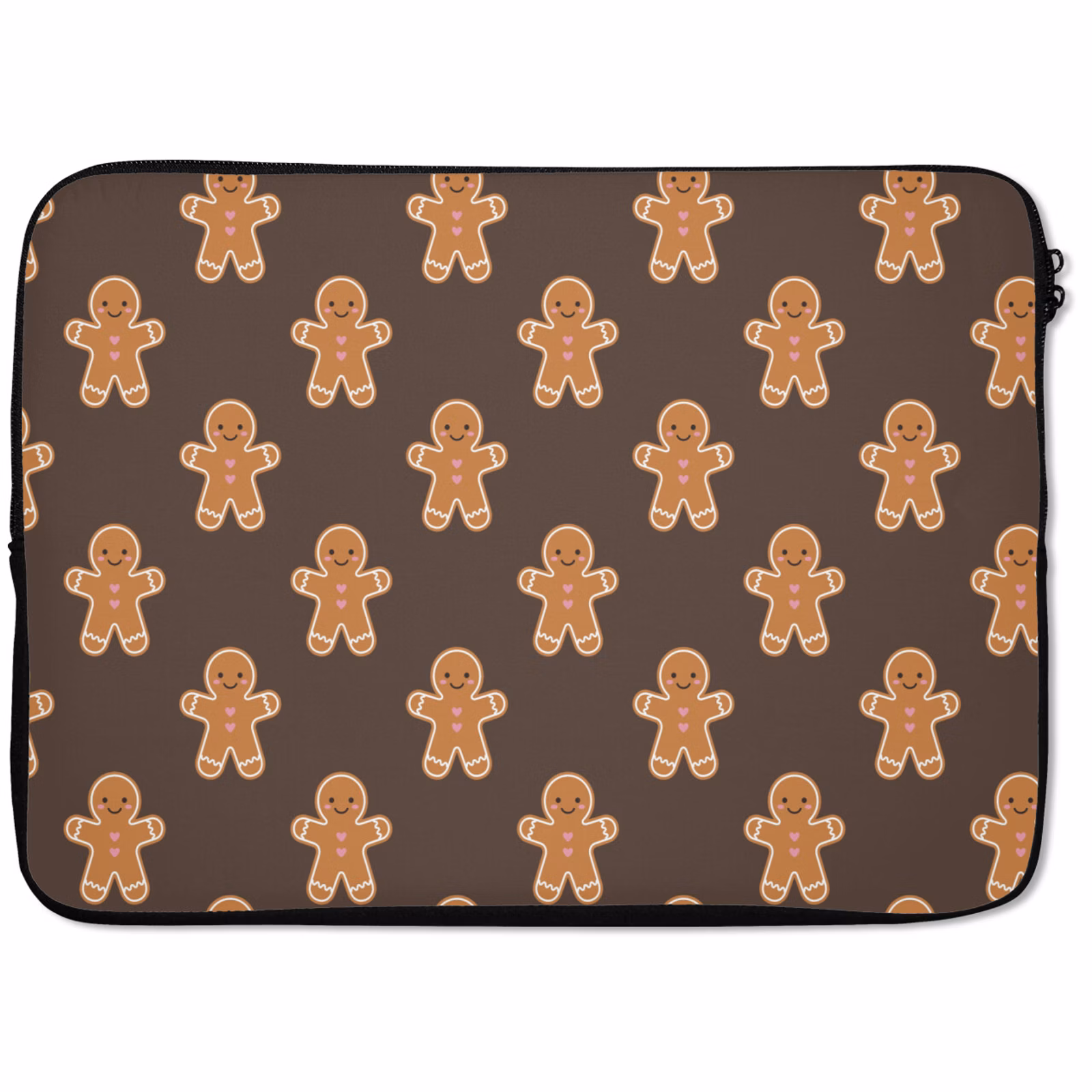 Laptophoes - Peperkoek - Kerst - Bruin — 1