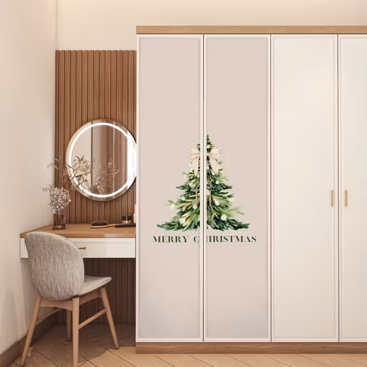 Deursticker - Kerst - Kerstboom - Tekst — 5