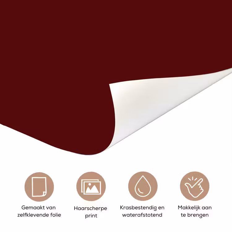 Deursticker - Merry - Tekst - Donker - Rood — 3