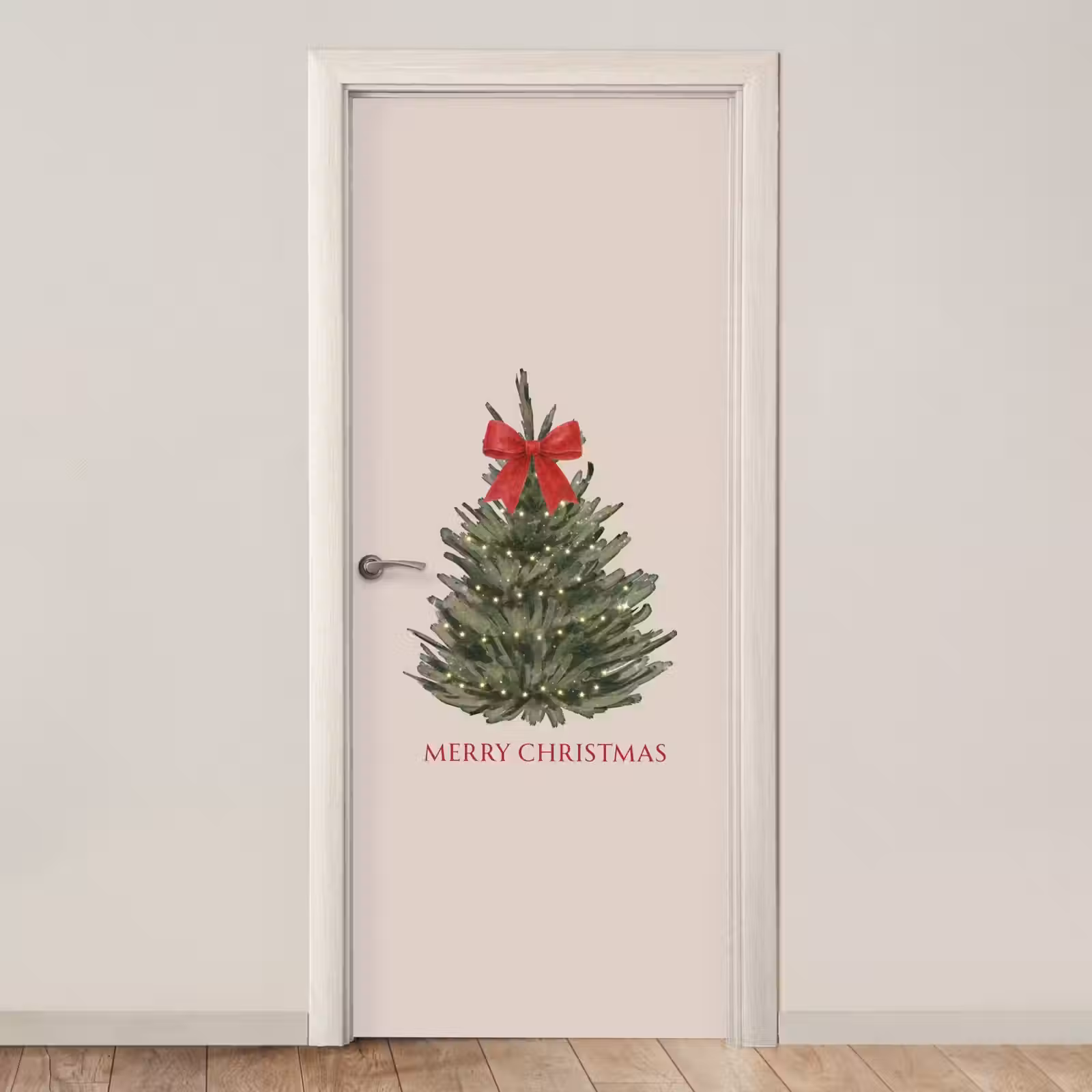 Deursticker - Tekst - Kerst - Kerstboom — 1
