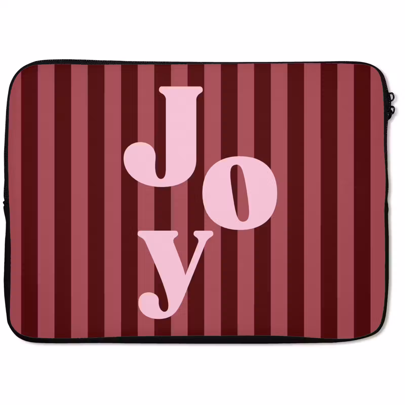 Laptophoes - Joy - Kerst - Tekst - Roze — 1
