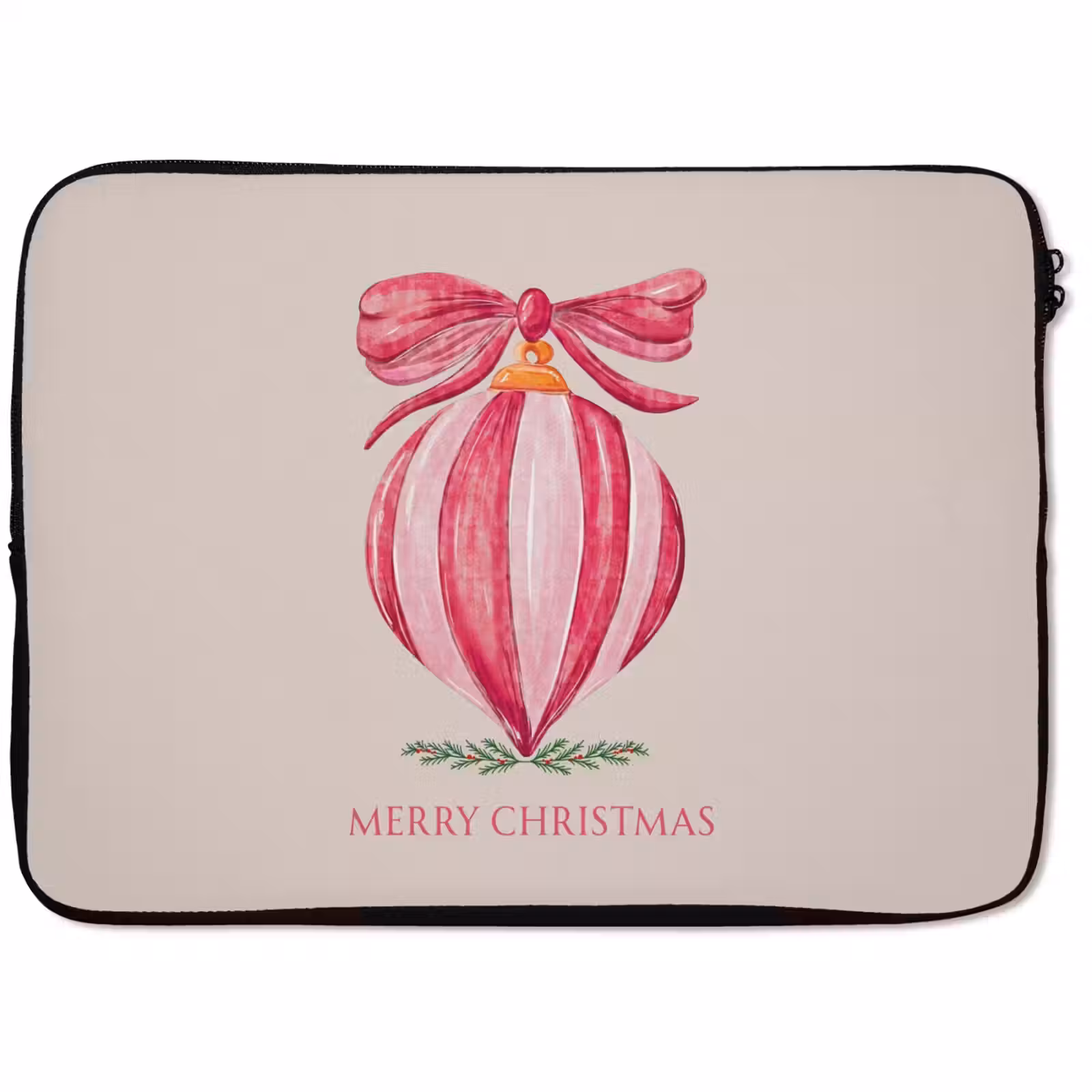 Laptophoes - Kerst - Kerstbal - Tekst — 1