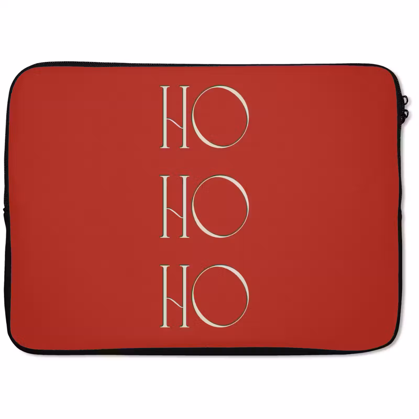 Laptophoes - Tekst - Kerst - Modern - Rood — 1