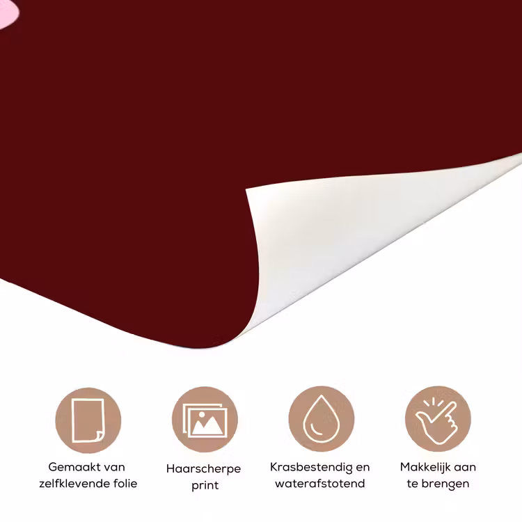 Deursticker - Kerst - Snoep - Tekst - Roze — 3