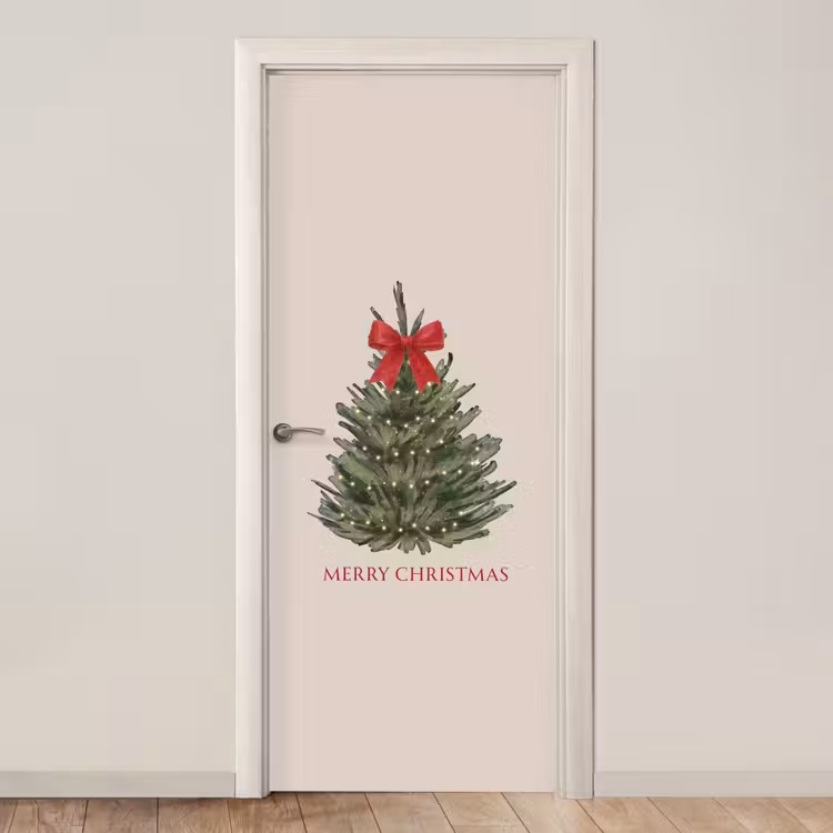 Deursticker - Tekst - Kerst - Kerstboom — 1
