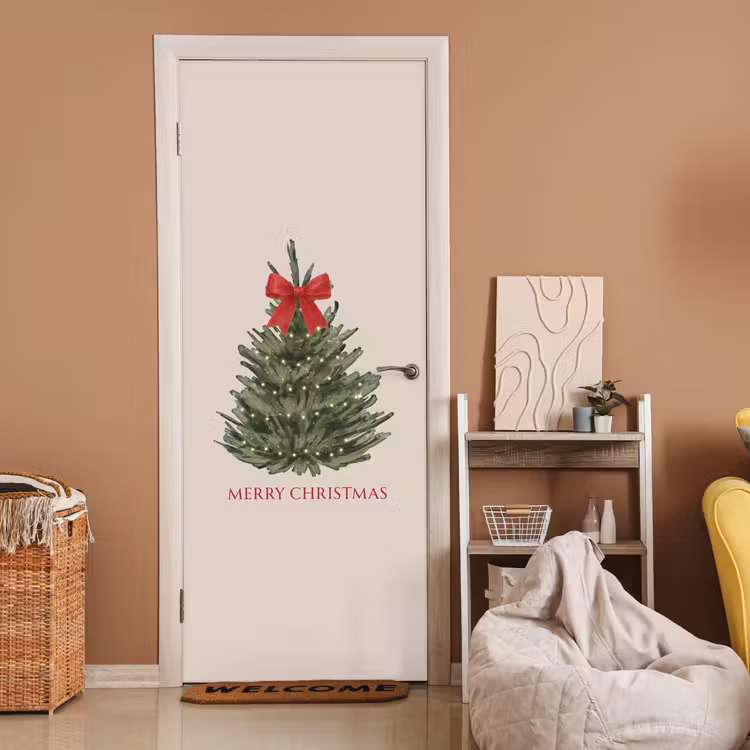 Deursticker - Tekst - Kerst - Kerstboom — 2