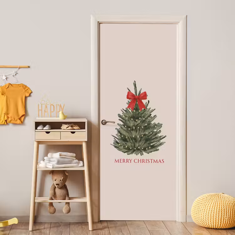 Deursticker - Tekst - Kerst - Kerstboom — 6