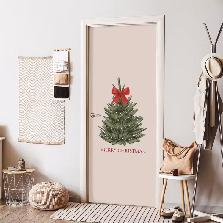 Deursticker - Tekst - Kerst - Kerstboom — 8