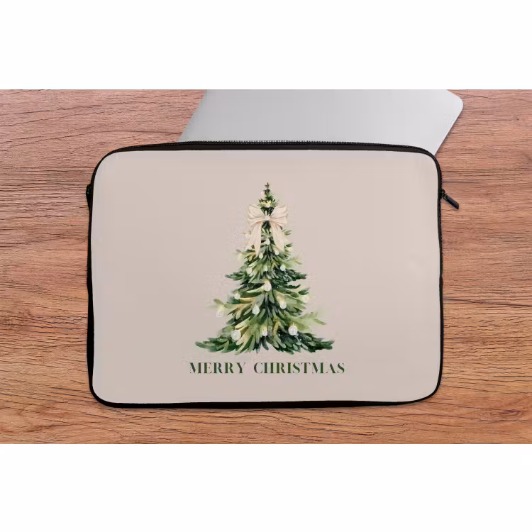 Laptophoes - Kerst - Kerstboom - Tekst — 2