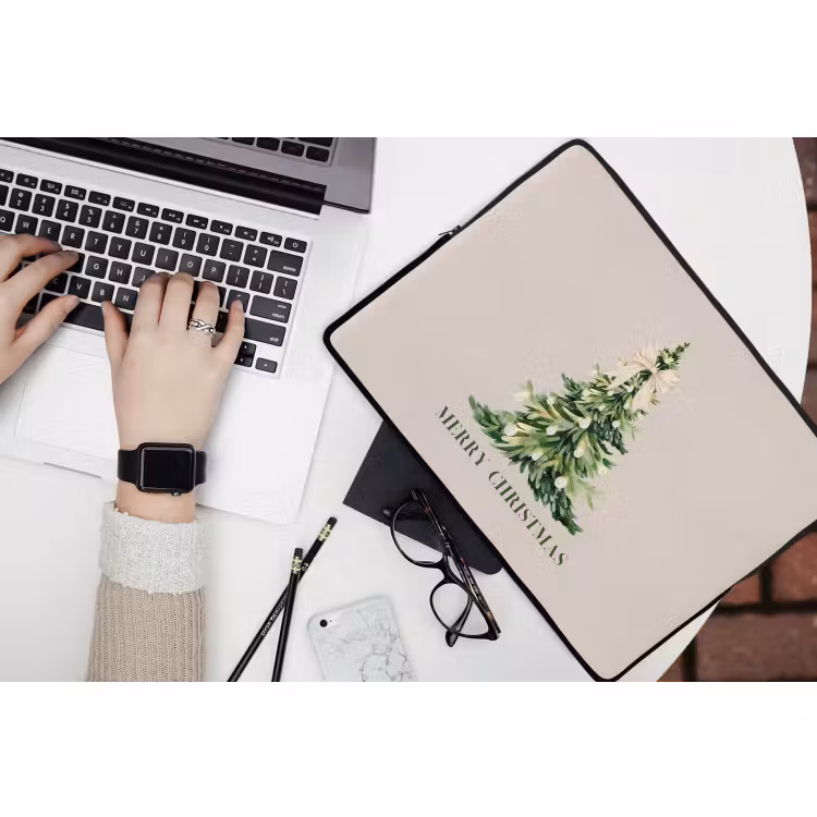 Laptophoes - Kerst - Kerstboom - Tekst — 3