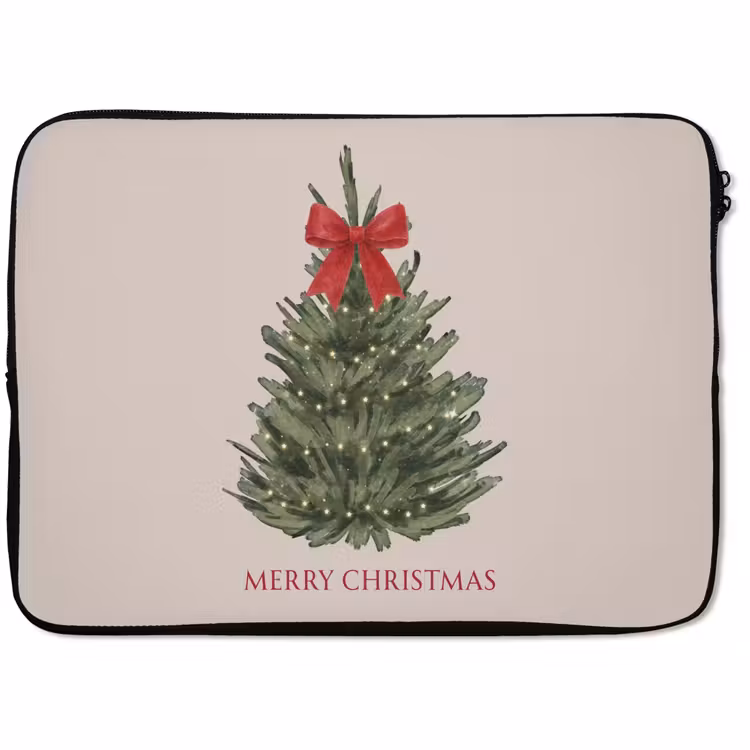 Laptophoes - Tekst - Kerst - Kerstboom — 1