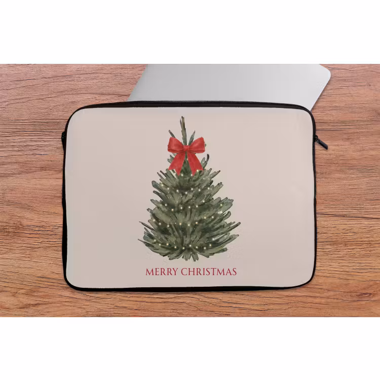 Laptophoes - Tekst - Kerst - Kerstboom — 2