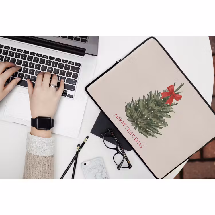 Laptophoes - Tekst - Kerst - Kerstboom — 3