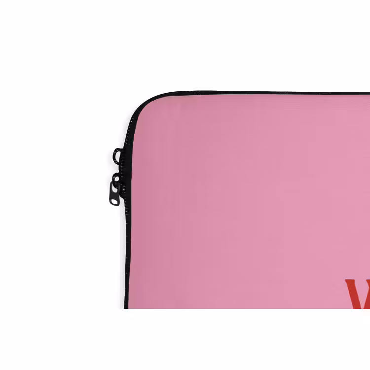 Laptophoes - Tekst - Kerst - Roze - Rood — 5