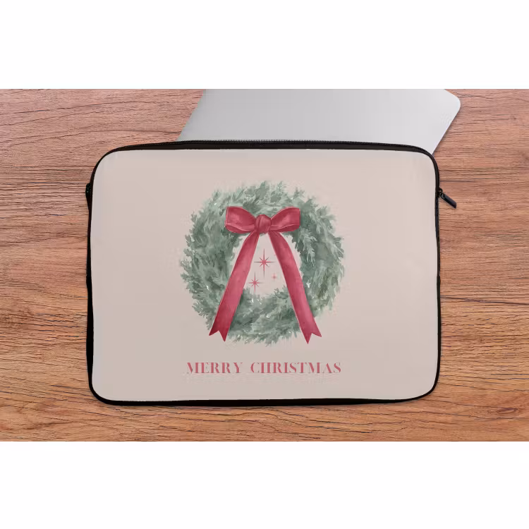 Laptophoes - Winter - Kerst - Tekst — 2