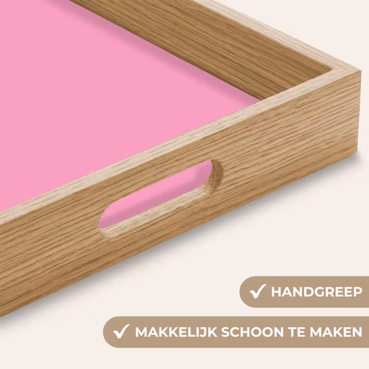 Dienblad - Tekst - Kerst - Roze - Rood — 5