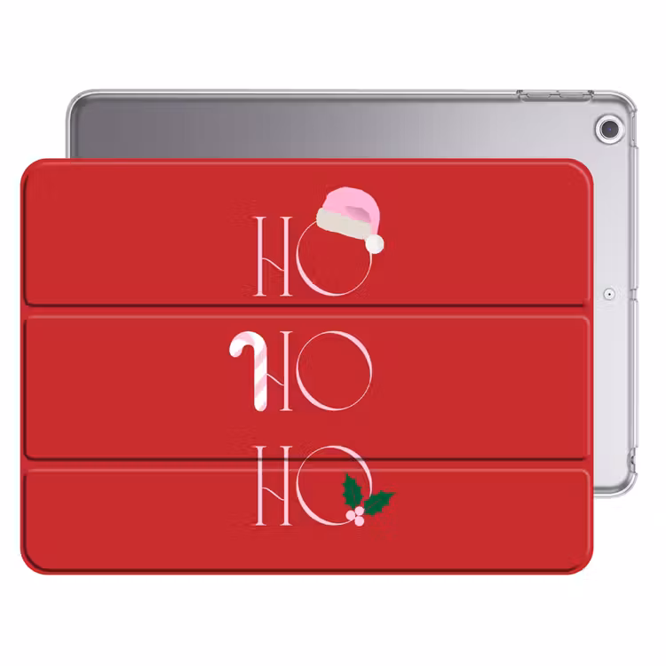 iPad hoes - Kerst - Tekst - illustratie - Rood — 1