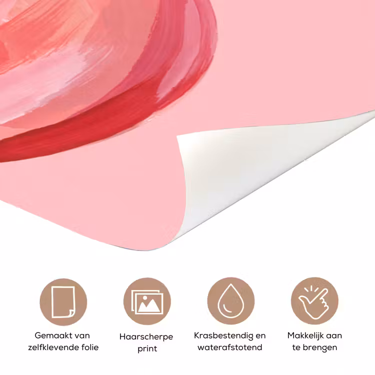Deursticker - Kerstbal - Roze - Kerst — 3
