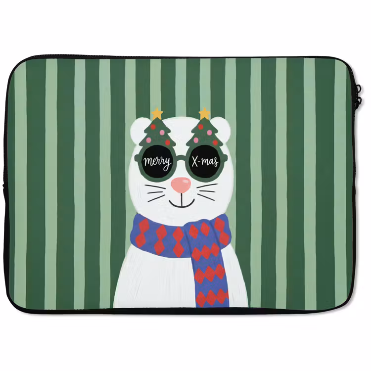 Laptophoes - Dier - Winter - Cartoon — 1