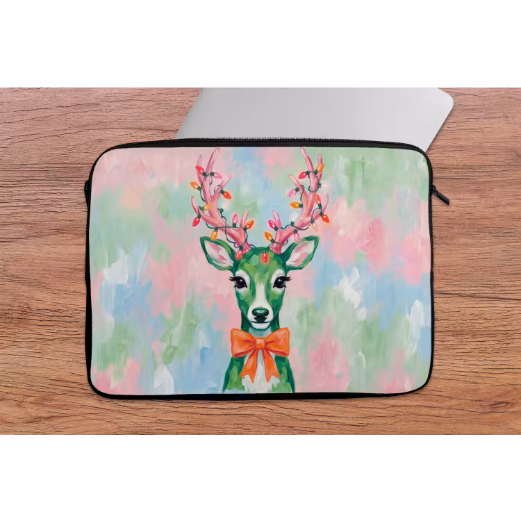 Laptophoes - Hert - Kerst - Dieren — 2