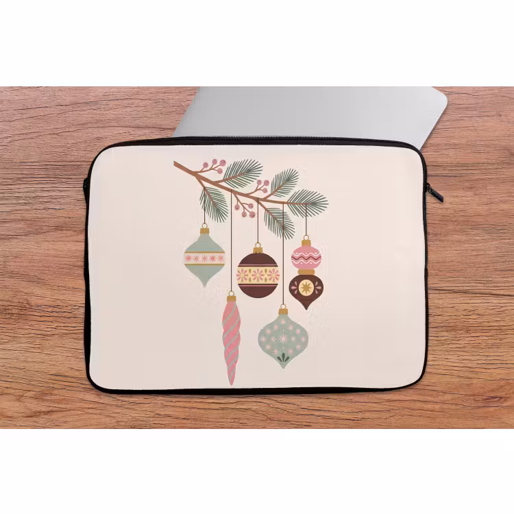 Laptophoes - Kerst - Ornamenten - Tak — 2