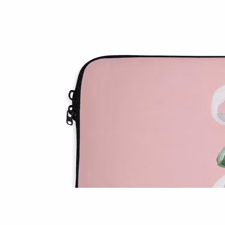 Laptophoes - Plant - Kerst - Roze — 5