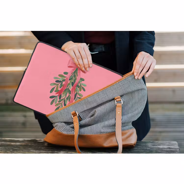Laptophoes - Plant - Lint - Roze — 4