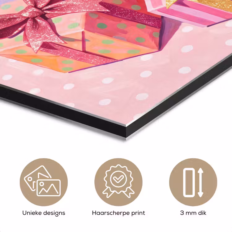 Aluminium schilderij - Geschenken - Feest - Kleurrijk — 7