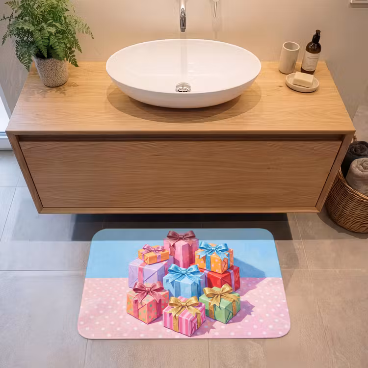 Badmat - Geschenken - Feest - Kleurrijk — 2
