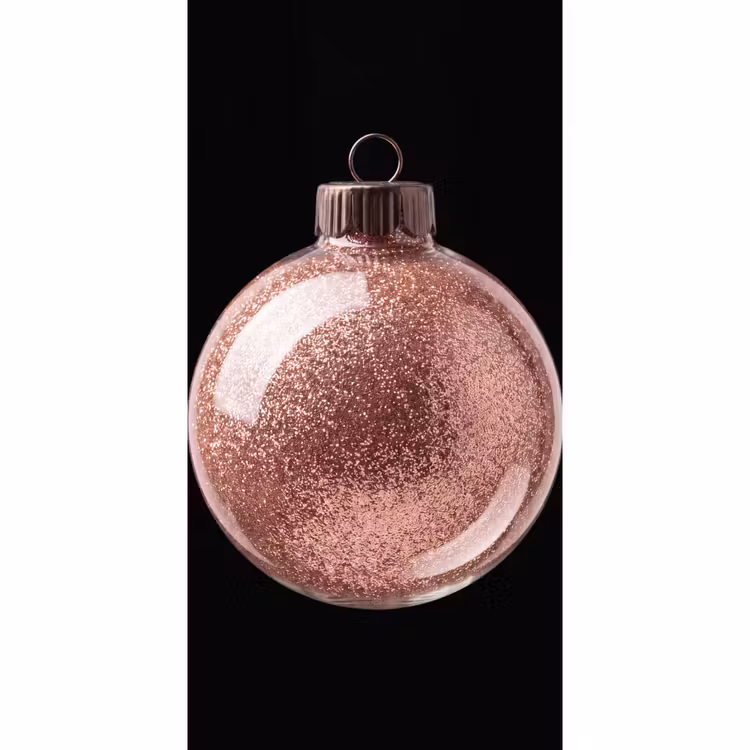 Behang - Kerstbal - Roségoud - Kerst — 2