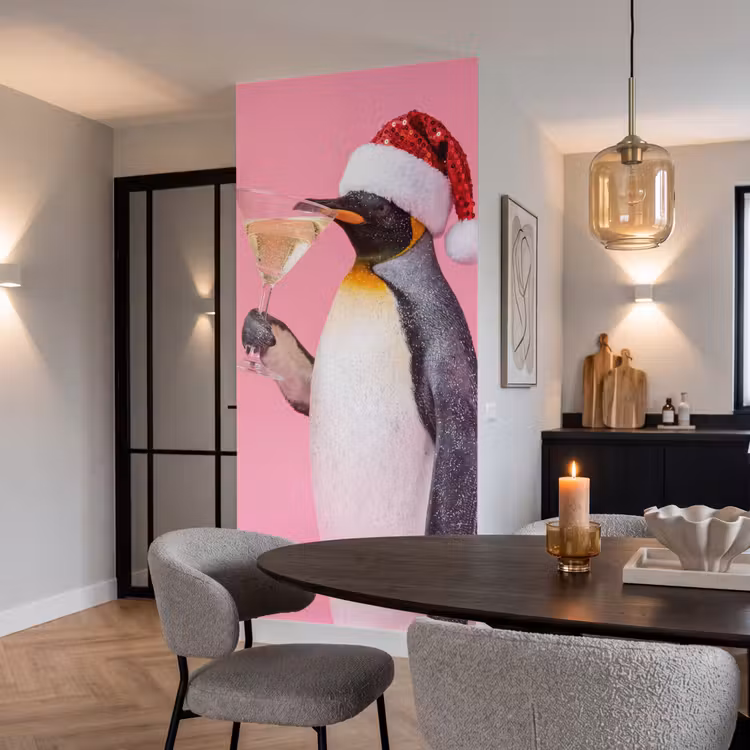 Behang - Pinguïn - Kerst - Feest — 5