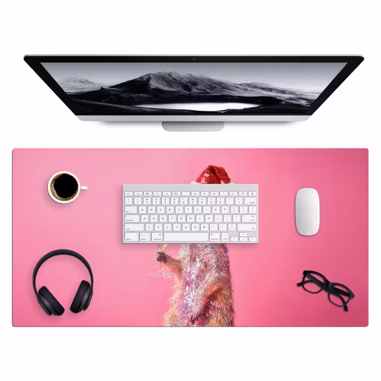 Bureau onderlegger - Dieren - Glitter - Feest — 4