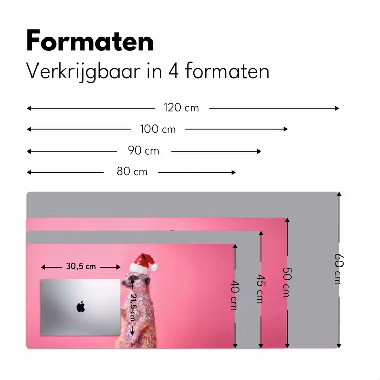 Bureau onderlegger - Dieren - Glitter - Feest — 8