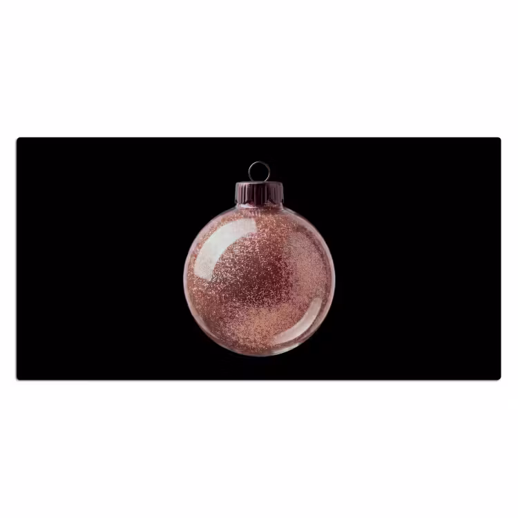Bureau onderlegger - Kerstbal - Roségoud - Kerst — 2