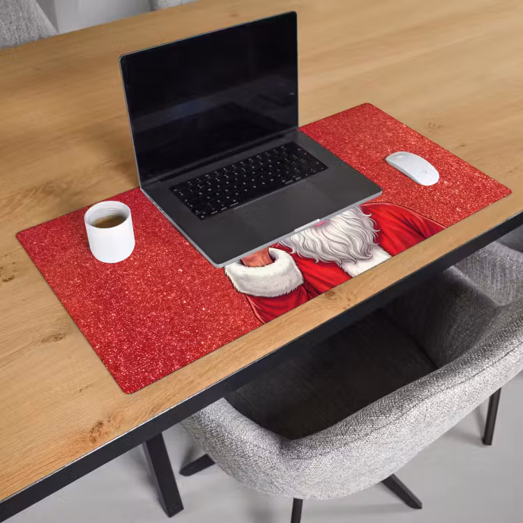 Bureau onderlegger - Kerstman - Zonnebril - Kerst — 3