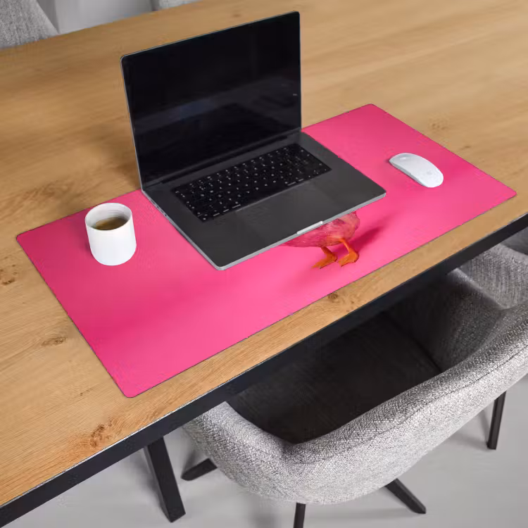 Bureau onderlegger - Vogel - Kerst - Roze — 3