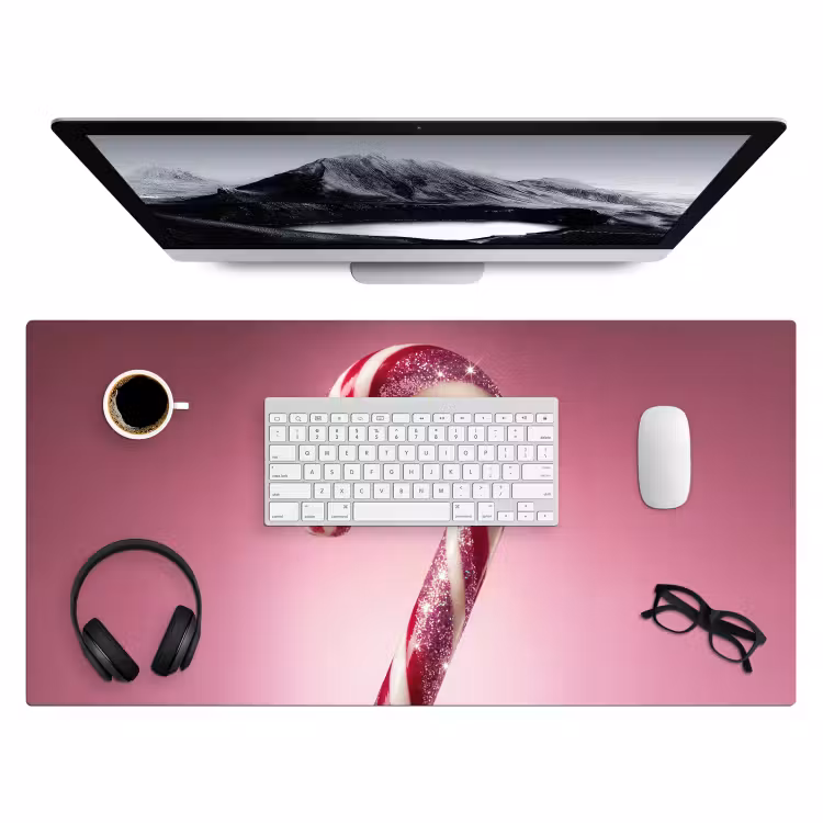 Bureau onderlegger - Zuurstok - Glinsterend - Roze — 4