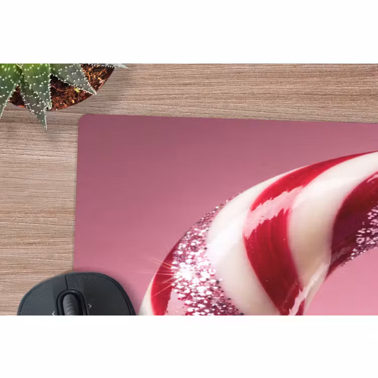 Muismat - Zuurstok - Glinsterend - Roze — 5