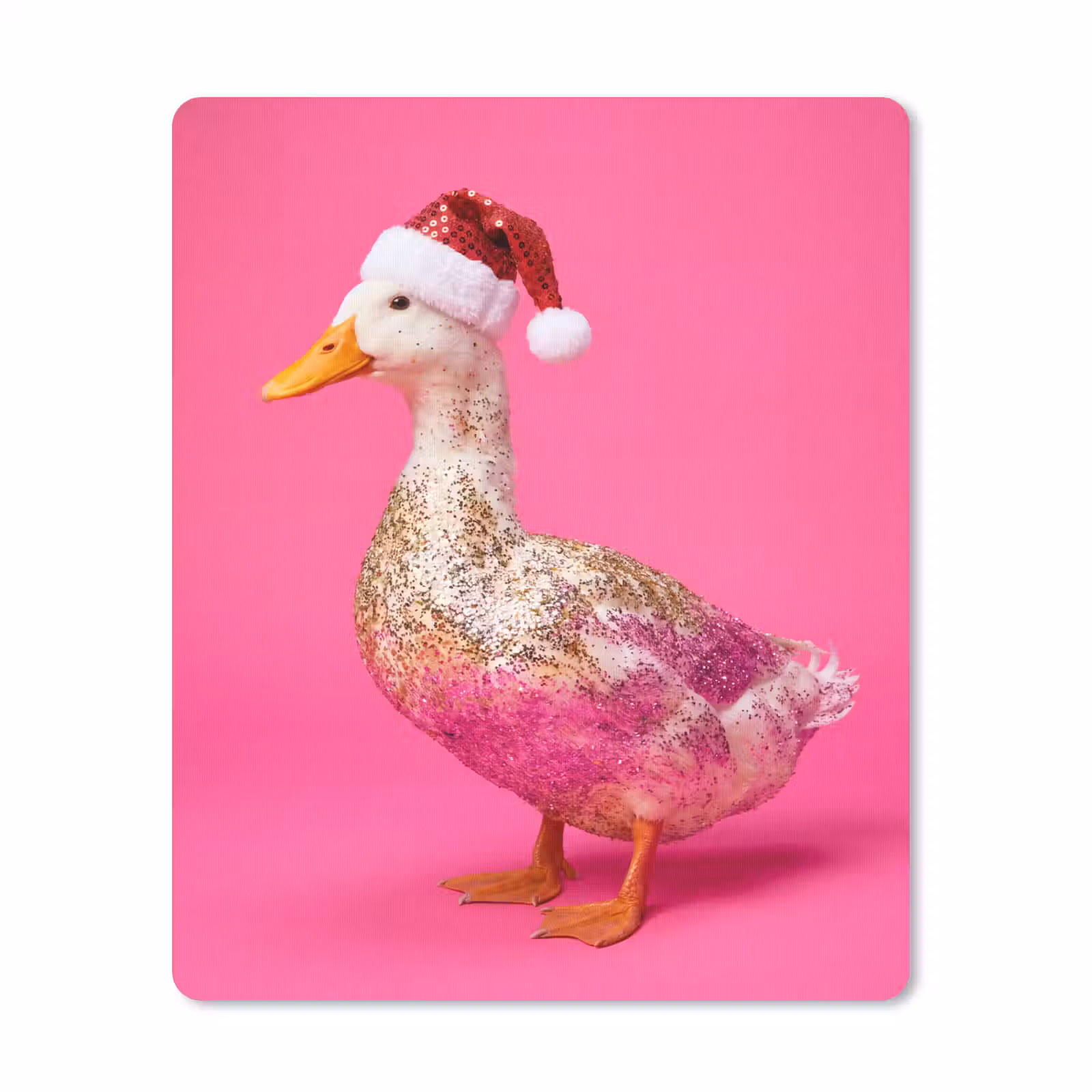 Muismat - Vogel - Kerst - Roze — 1