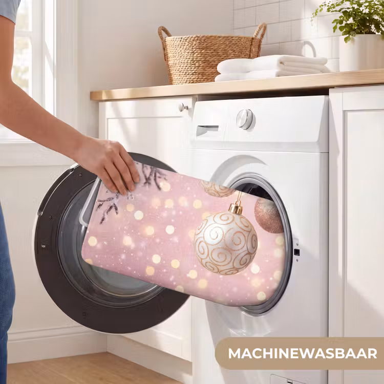 Badmat - Kerstbal - Roze - Winter — 7