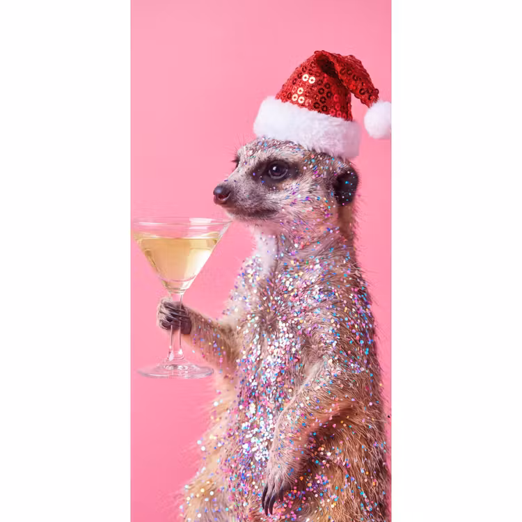 Behang - Dieren - Glitter - Feest β 2