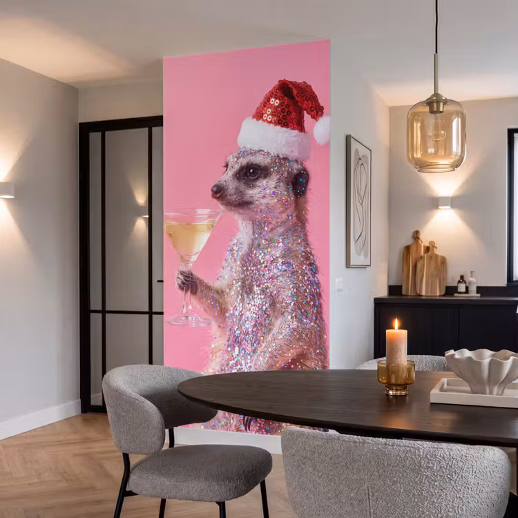 Behang - Dieren - Glitter - Feest β 5
