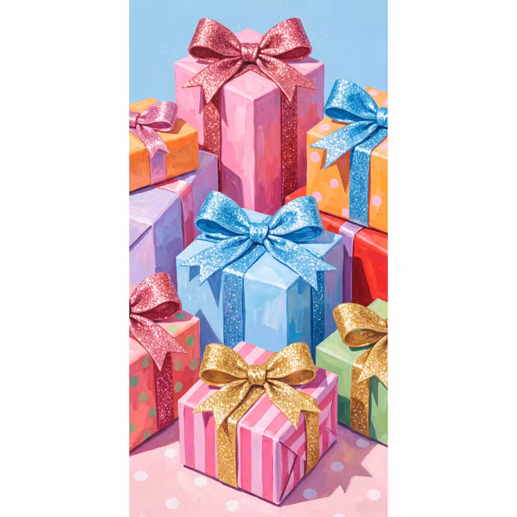 Behang - Geschenken - Feest - Kleurrijk β 2